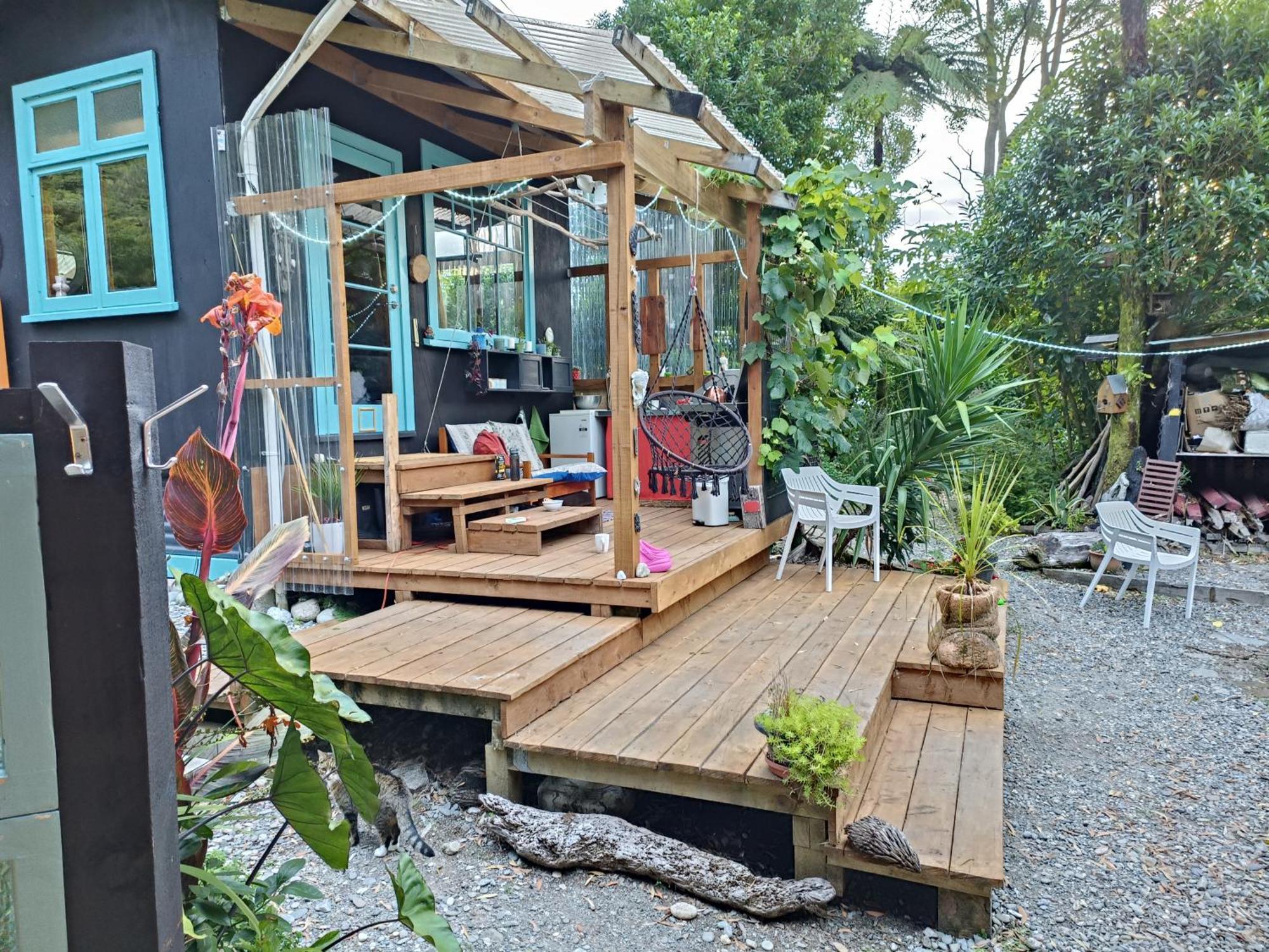 Gumboot Paradise Eco Stay Barrytown Buitenkant foto